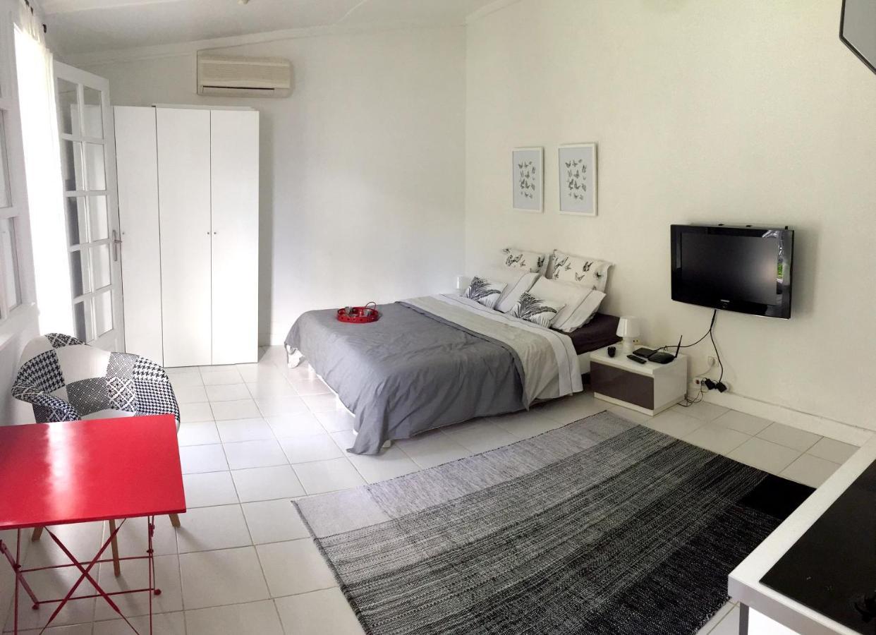 Studio Charmant Au Coeur De Boucan Canot 30 M² Avec Jardin Prive Saint-Paul 外观 照片